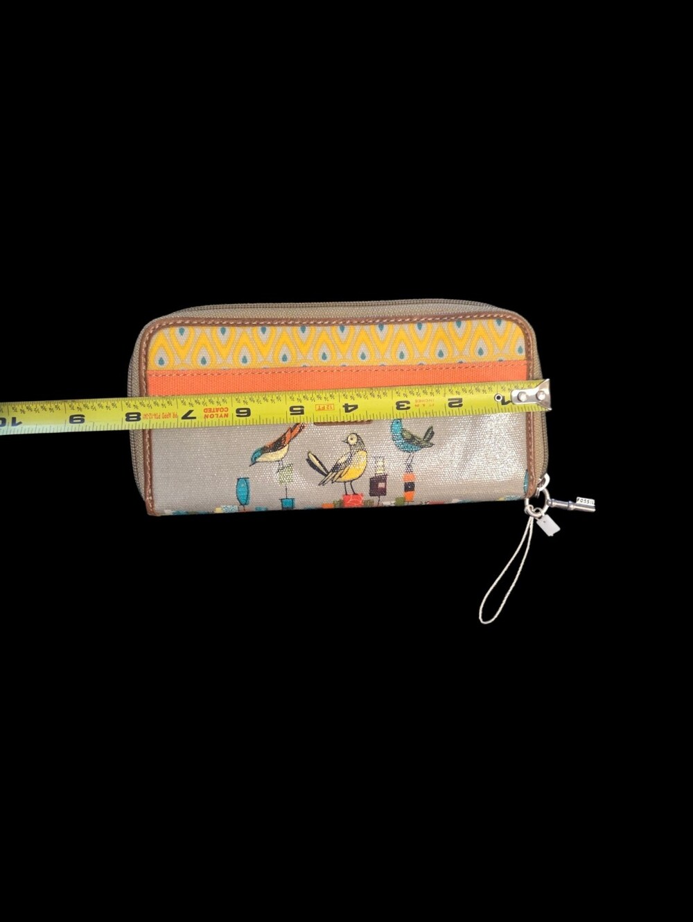 NWOT Fossil Key-Per Birdcage Crossbody Bag Purse Matching City Birds Wallet - Picture 12 of 13